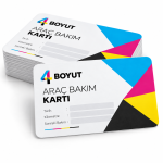 Araç Bakım Kartı (Yağ Değişim Kartı)